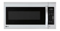 Front. LG - 2.0 Cu. Ft. Over-the-Range Microwave with Sensor Cooking and EasyClean - Stainless Steel.