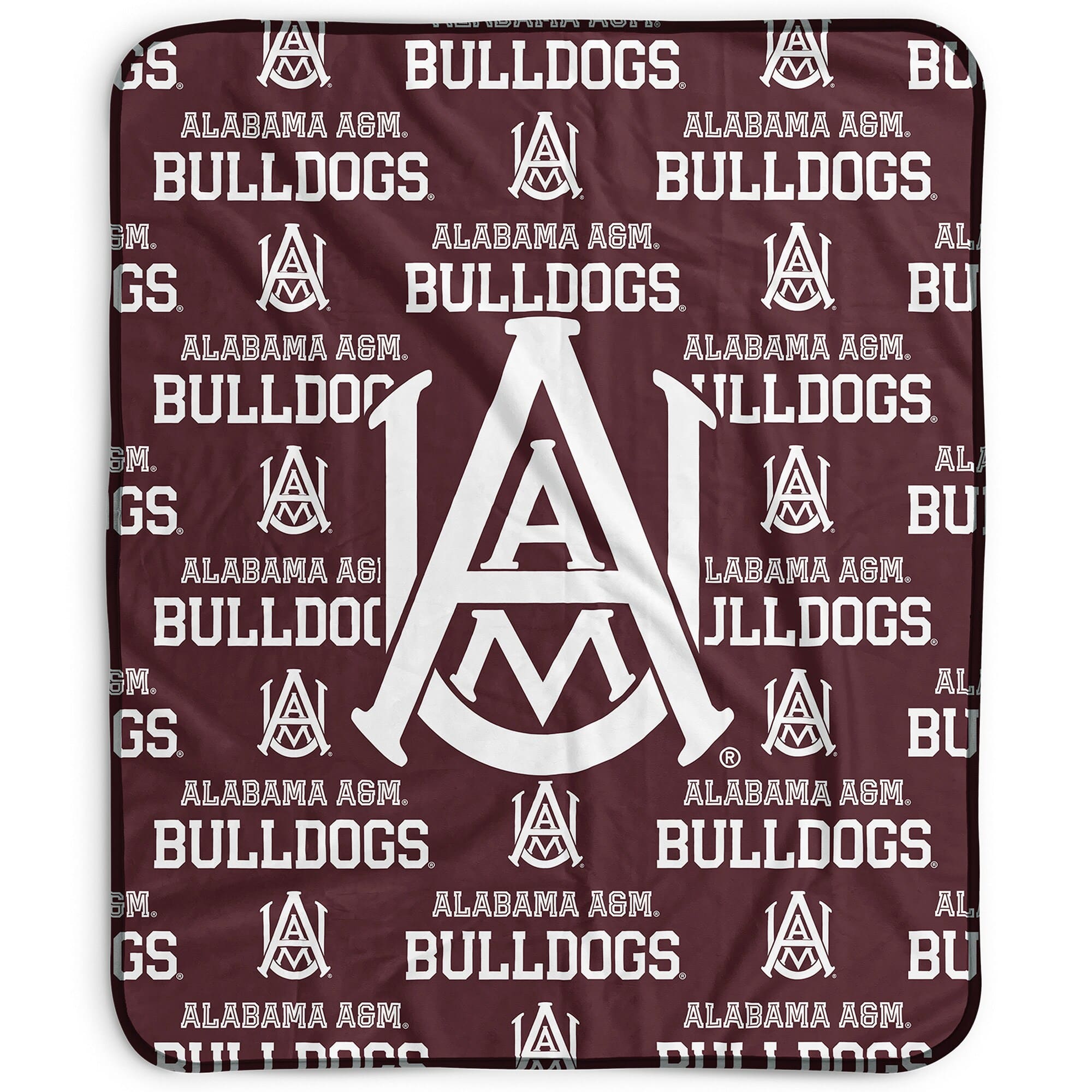 Pegasus - Alabama A&M Bulldogs 50" x 60" Repeat Wordmark Fleece Blanket - Multicolor