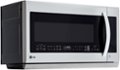 Angle Zoom. LG - 2.2 Cu. Ft. Over-the-Range Microwave with Sensor Cooking and ExtendaVent 2.0 - Stainless Steel.