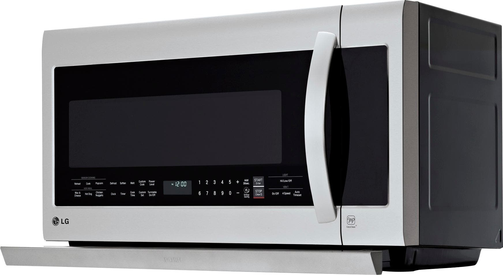 Alt View 11. LG - 2.2 Cu. Ft. Over-the-Range Microwave with Sensor Cooking and ExtendaVent 2.0 - Stainless Steel.