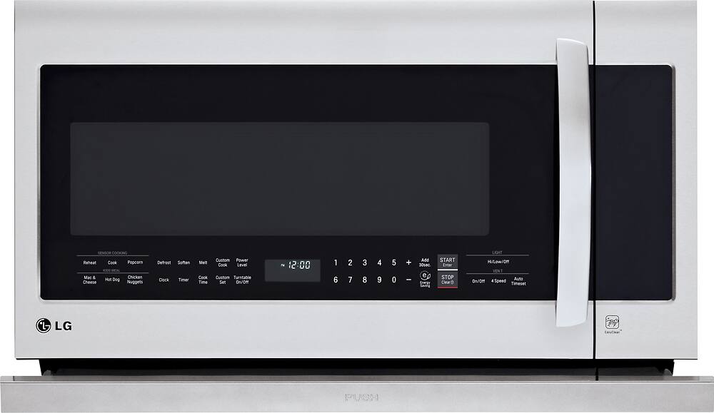Alt View 13. LG - 2.2 Cu. Ft. Over-the-Range Microwave with Sensor Cooking and ExtendaVent 2.0 - Stainless Steel.