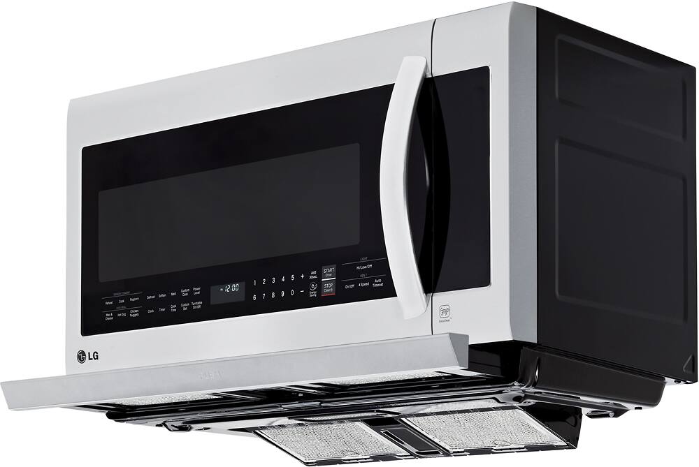 Alt View 14. LG - 2.2 Cu. Ft. Over-the-Range Microwave with Sensor Cooking and ExtendaVent 2.0 - Stainless Steel.