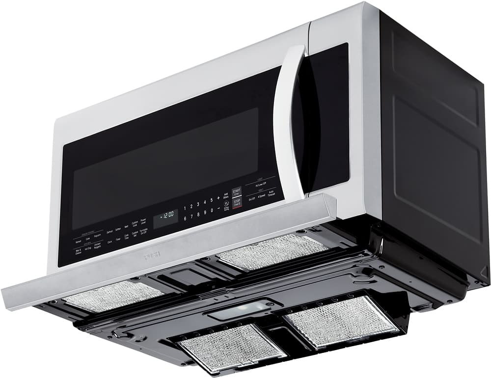Alt View 15. LG - 2.2 Cu. Ft. Over-the-Range Microwave with Sensor Cooking and ExtendaVent 2.0 - Stainless Steel.