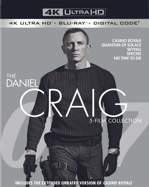 James Bond: The Daniel Craig 5-Film Collection [Digital Copy] [4K Ultra HD Blu-ray/Blu-ray]