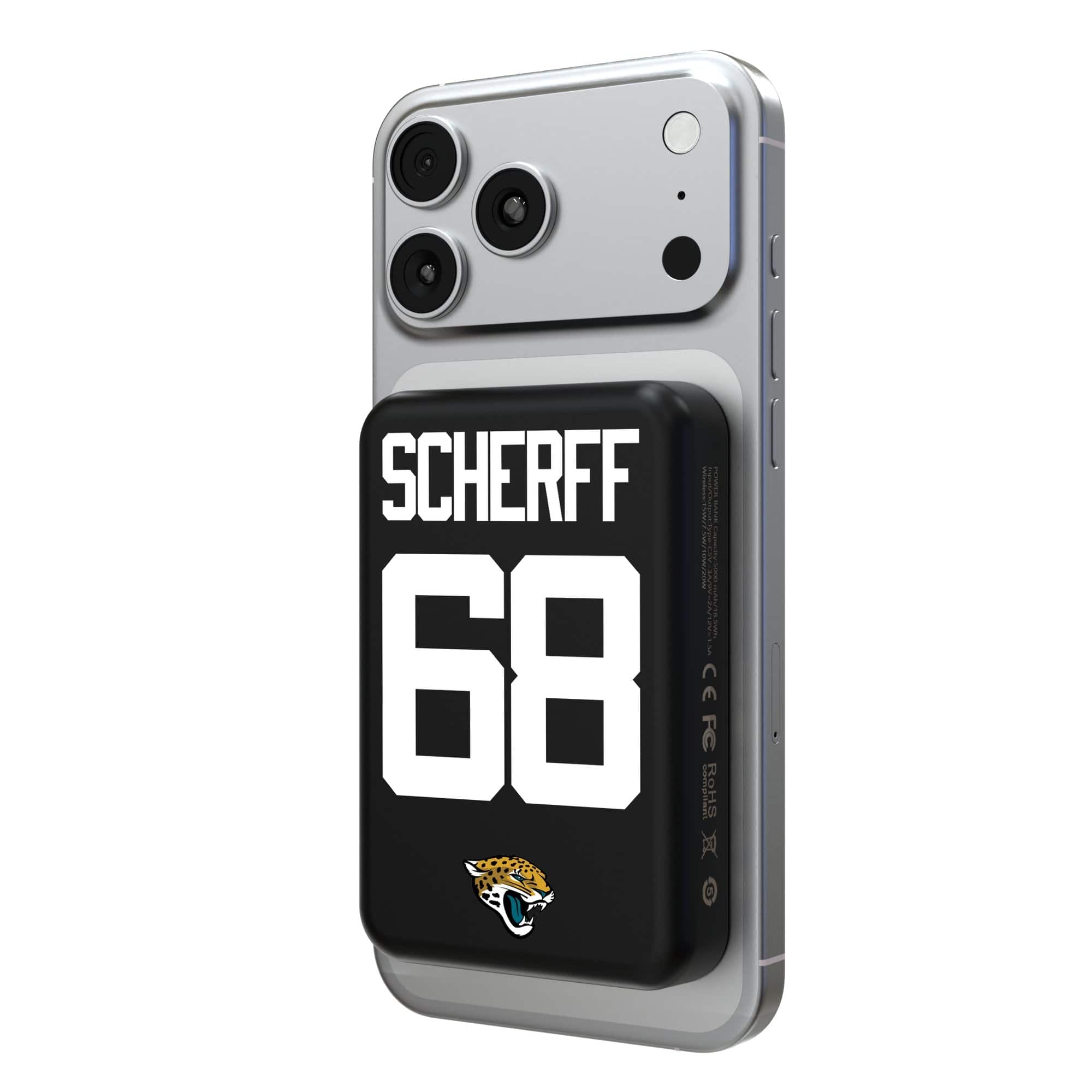 Keyscaper - Brandon Scherff 5000mAh Wireless Magnetic Power Bank - Black