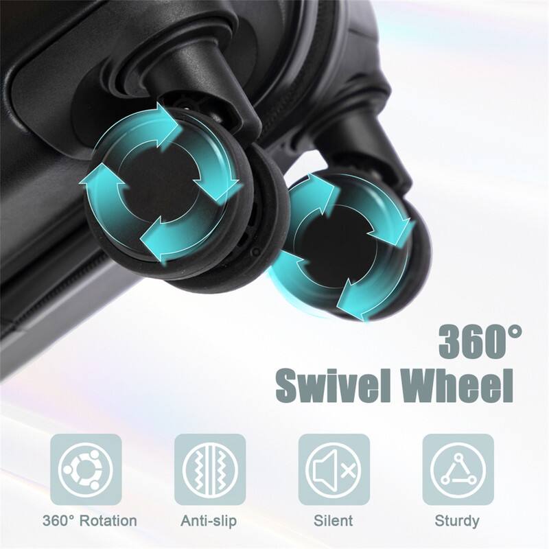 360° Swivel Wheel  
360° Rotation  
Anti-slip  
Silent  
Sturdy