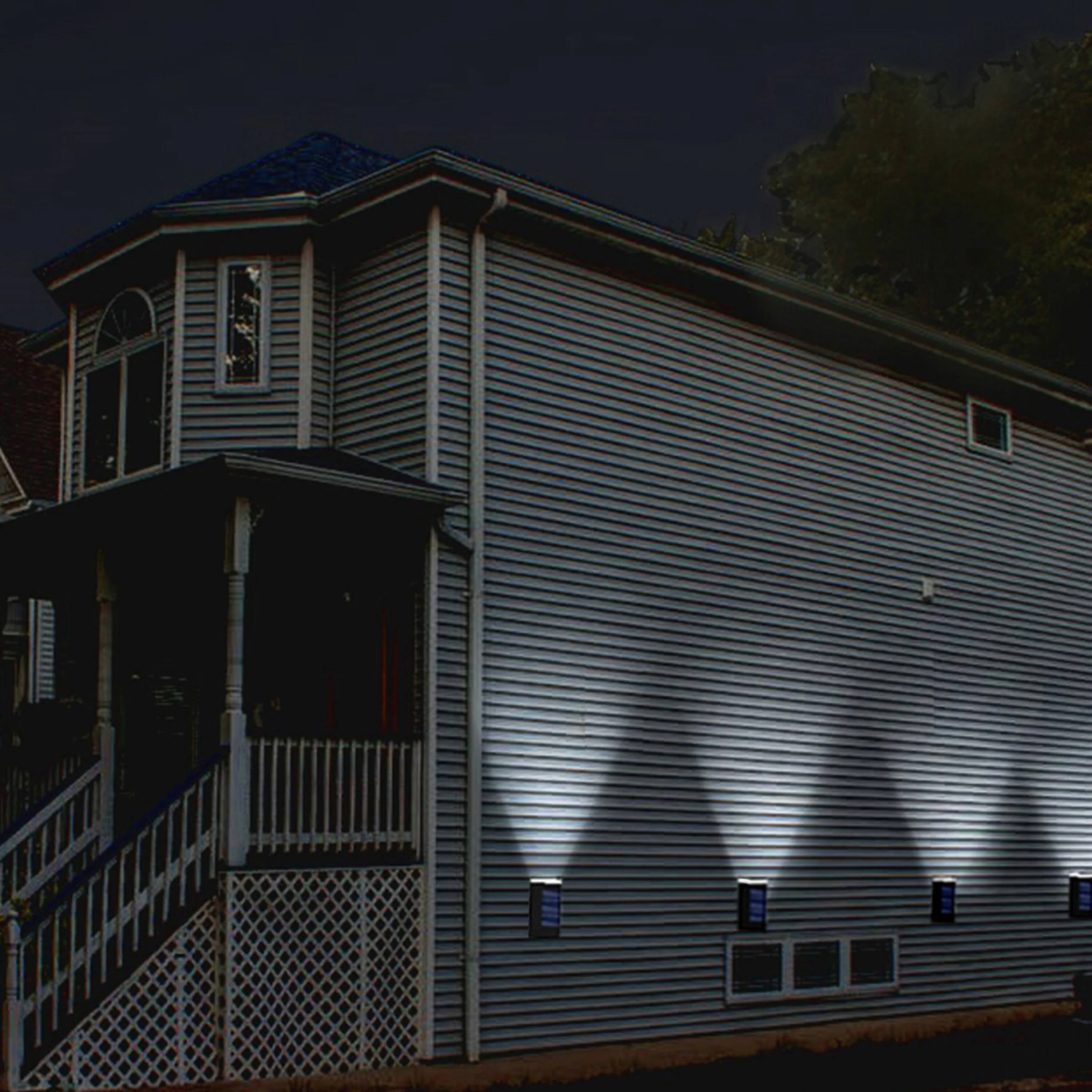 Alt View 7. Techko Maid - Solar Outdoor LED Wall Sconce - Single Direction Light - Black.