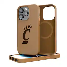 Keyscaper - NCAA - Cincinnati Bearcats iPhone Magnetic Bump Case - 14 - Brown