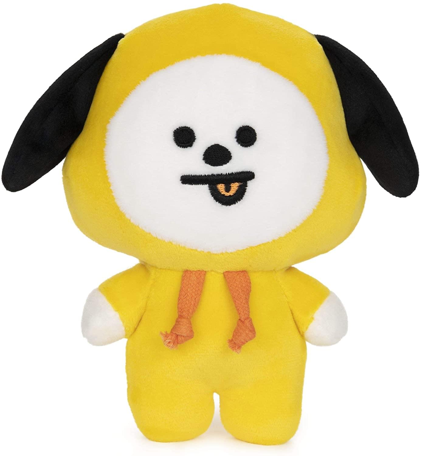 Front. Gund - Line Friends BT21 6 Inch Plush | Chimmy - Yellow.