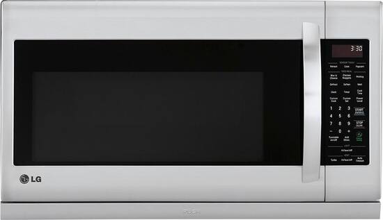 Lg 2 2 Cu Ft Over The Range Microwave Stainless Steel Lmh2235st Best Buy