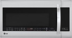 LG - 2.0 Cu. Ft. Over-the-Range Microwave - Stainless steel