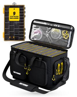 Beyond Braid - Hauler Tackle Bag Bundle with 3600 Tackle Box - Black