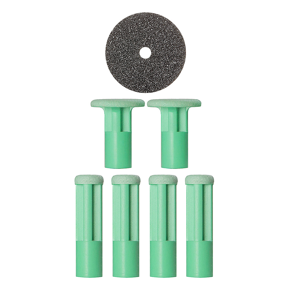 Angle View: PMD Personal At-Home Microdermabrasion Replacement Discs, Green Moderate (6 Pieces)