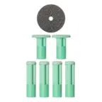 Angle. PMD Beauty - Replacement Discs - Green - Moderate.