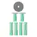 Angle. PMD Beauty - Replacement Discs - Green - Moderate.