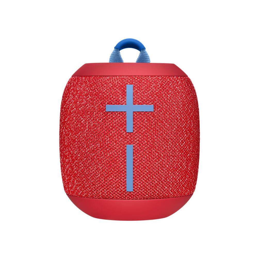 Back. Ultimate Ears - Ultimate Ears WONDERBOOM 2 Bluetooth Speaker Pair (Red) with 7-Port USB 3.0 Hub - Red/Silver.