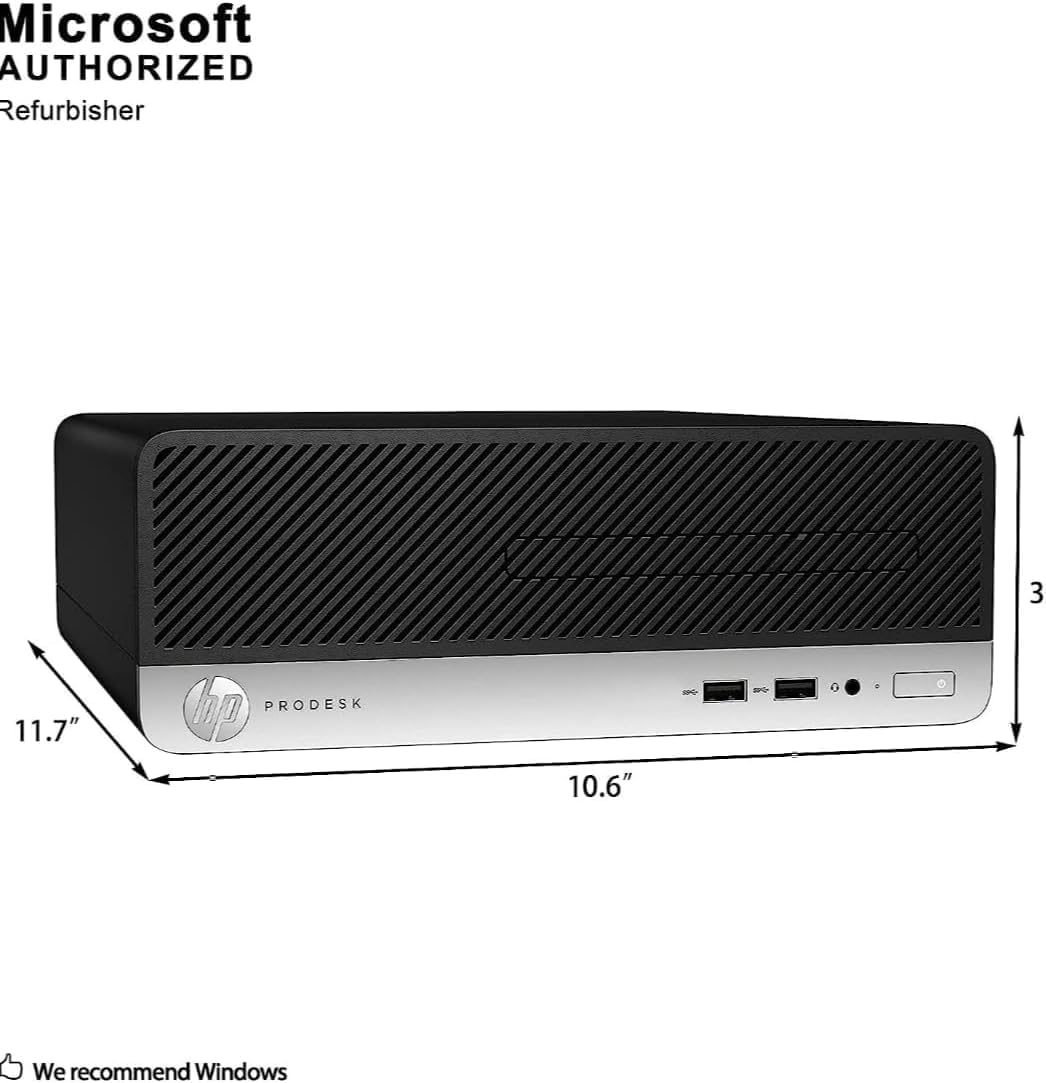 Microsoft AUTHORIZED Refurbisher

3

11.7" hp PRODESK - a2

10.6"

We recommend Windows