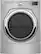 Front Standard. Whirlpool - Duet 6.7 Cu. Ft. 9-Cycle Steam Electric Dryer - Lunar Silver.