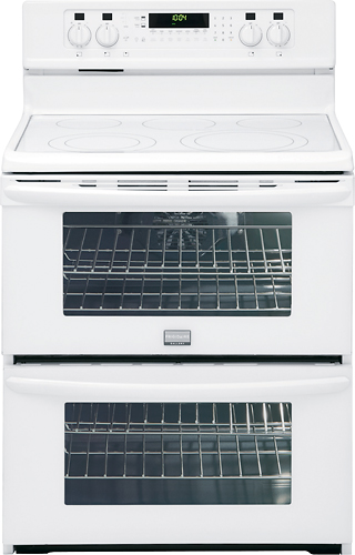 Best Buy: Frigidaire 40 Self-Cleaning Freestanding Double Oven Electric  Convection Range Stainless-Steel FPEF4085KF