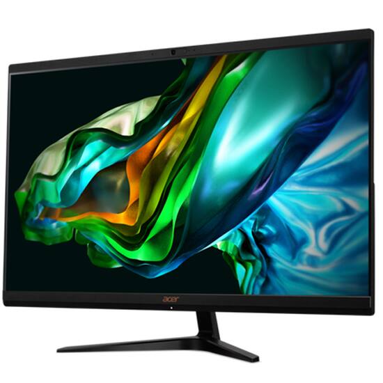 Angle. Acer - Aspire AIO Desktop 27" Full HD IPS Intel Core i5-12450H UHD Graphics 16GB DDR4 1TB SSD C27-1800-UR12 - Black.