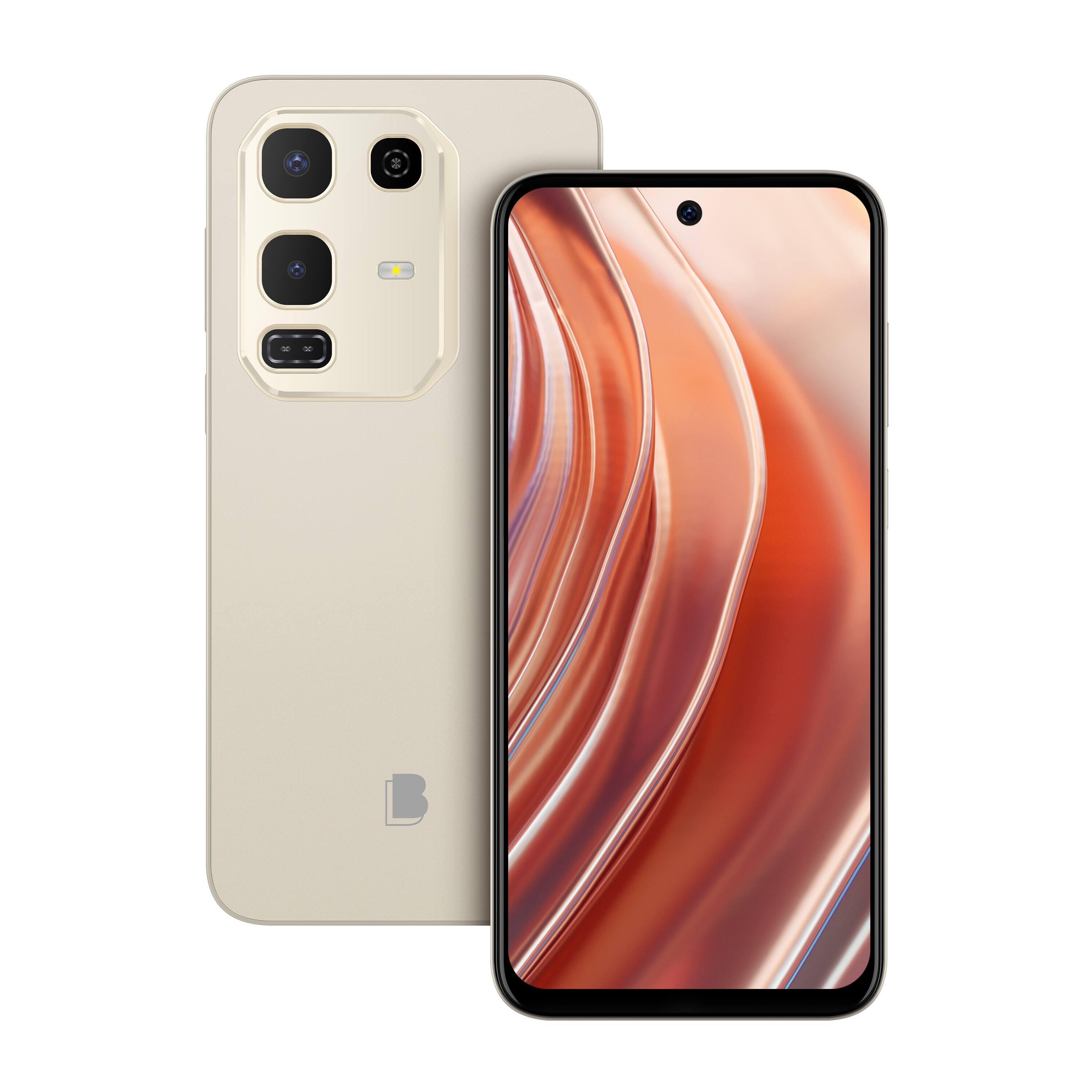 Alt View 2. BLU - BLU G45 128GB (Unlocked) - Cream.