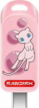 SANDISK - 128GB Pokémon USB-C Flash Drive - Pink