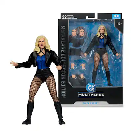 - PRRTS 22 POINTS McFARLANE PUNTES . oACIN McFARLANE 12+ McFARLANE COLLECTOR EDITION DC MULTIVERSE BLACK CANARY