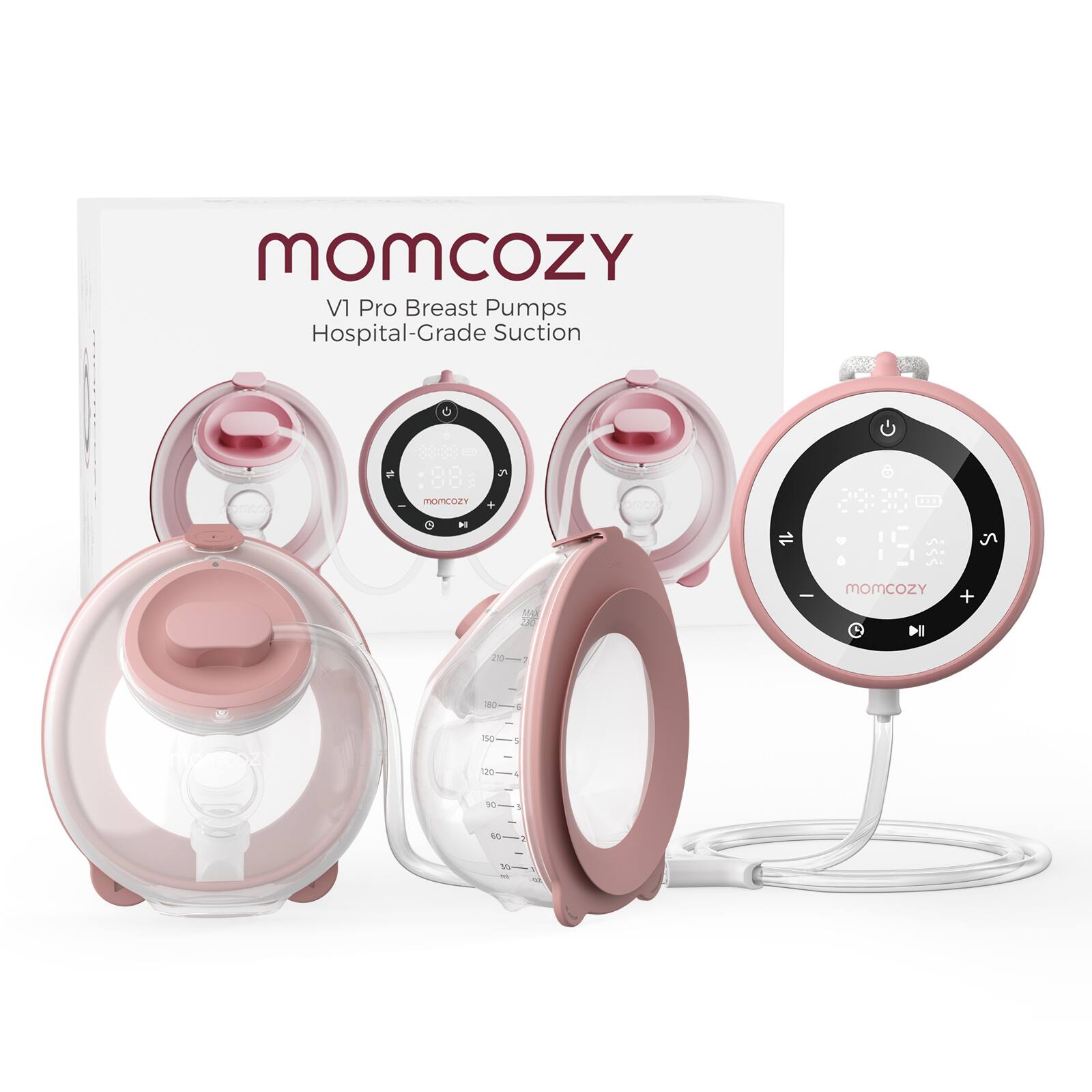 MOmcOZY V1 Pro Breast Pumps Hospital-Grade Suction S d 88: P mOmdddY +  - MA V - momcoZY + 200 . No + - HOAOZ do . . - - -e - d . Y - -