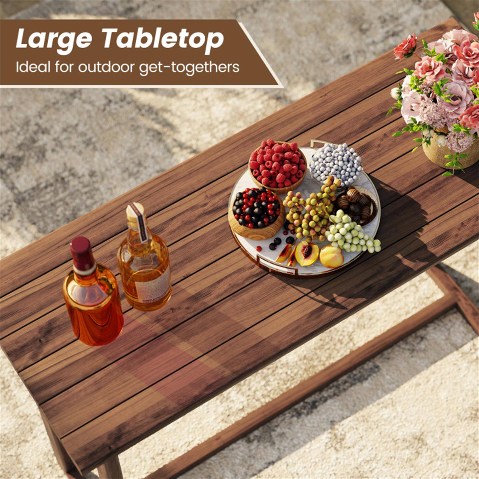 Large Tabletop  
Ideal for outdoor get-togethers