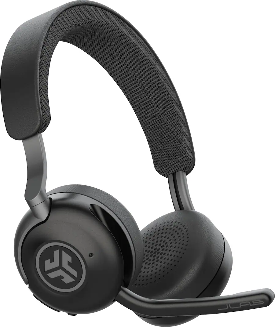 JLab Epic Work ANC Wireless On Ear Headset Graphite HBEPICWORKRBLK63 ...