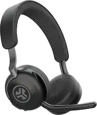 Front. JLab - Epic Work ANC Wireless On-Ear Headset - Graphite.