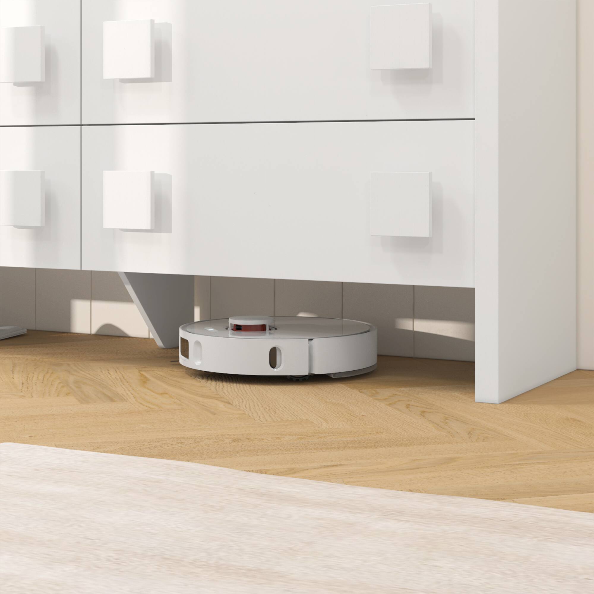 Alt View 5. Famapy - Famapy Horizontal Dresser: Vanity - Ready Storage with Smart Design - White.