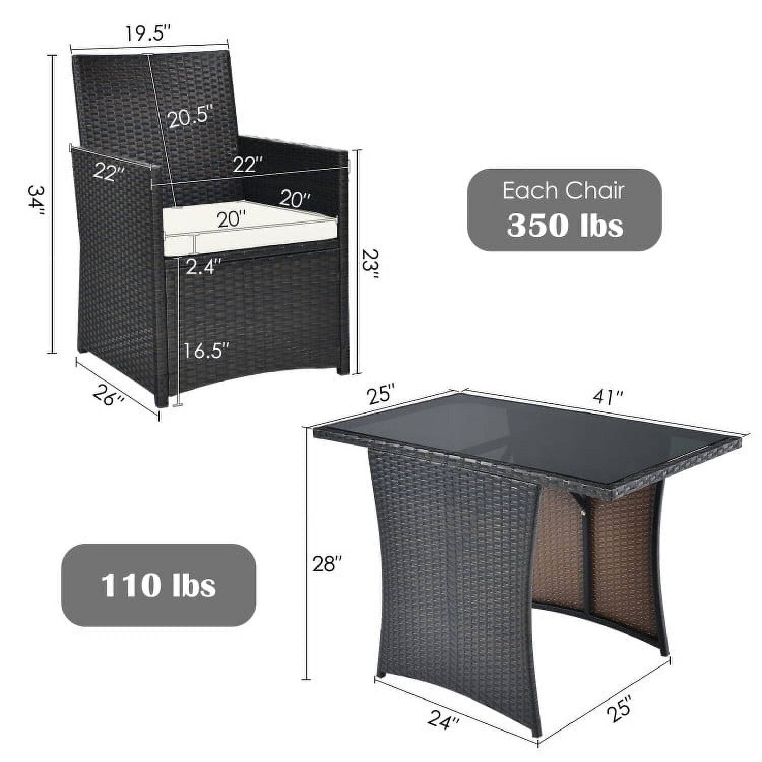 19.5"  
20.5"  
34"  
22"  
22"  
20"  
20"  
2.4"  
23"  
Each Chair 350 lbs  
26"  
16.5"  
25"  
41"  
110 lbs  
28"  
24"  
25"