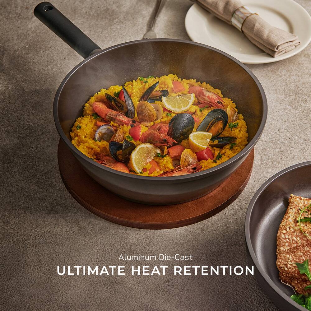 Aluminum Die-Cast  
ULTIMATE HEAT RETENTION