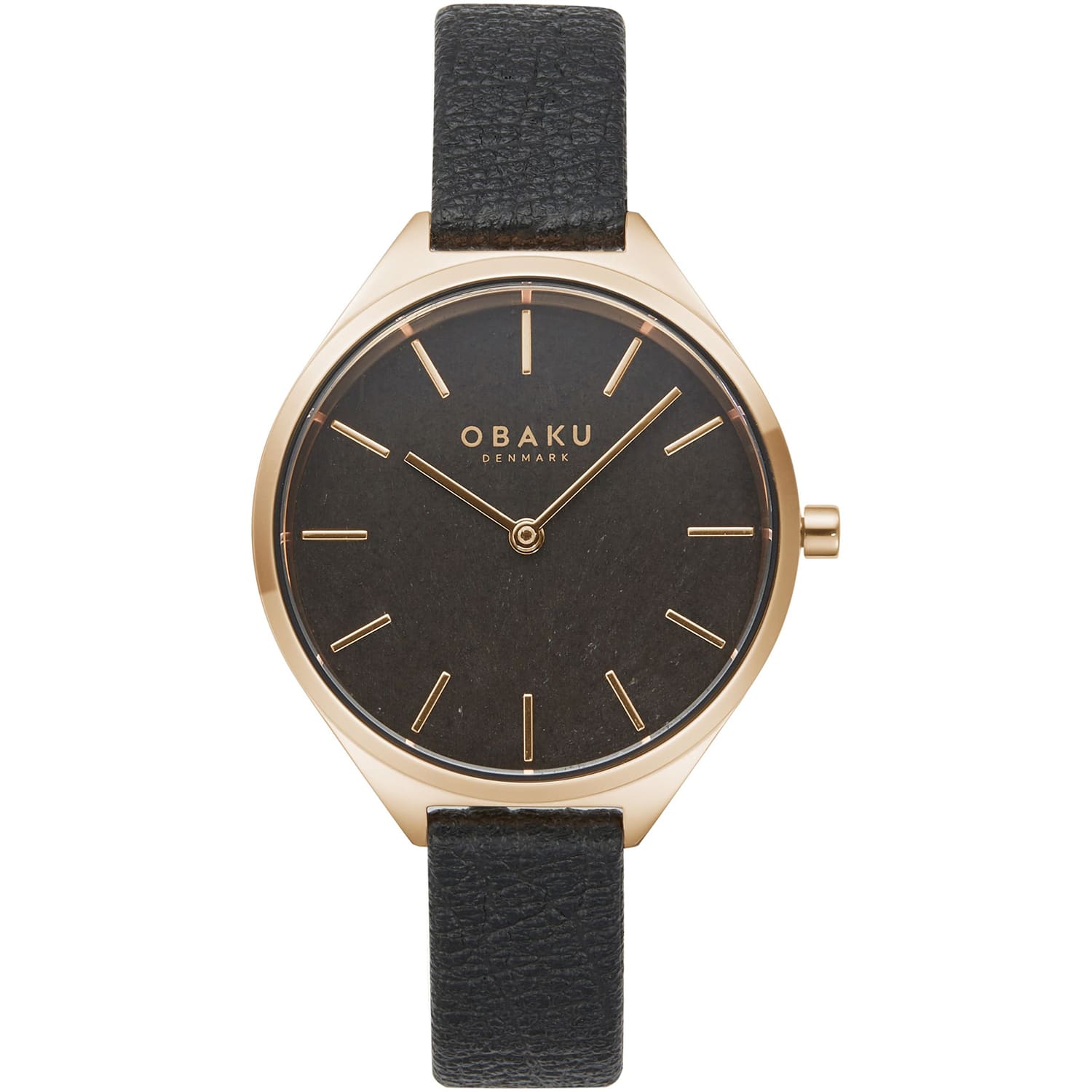 Obaku - Women's Kaffe Dial Watch - V257LHVNRB - Black