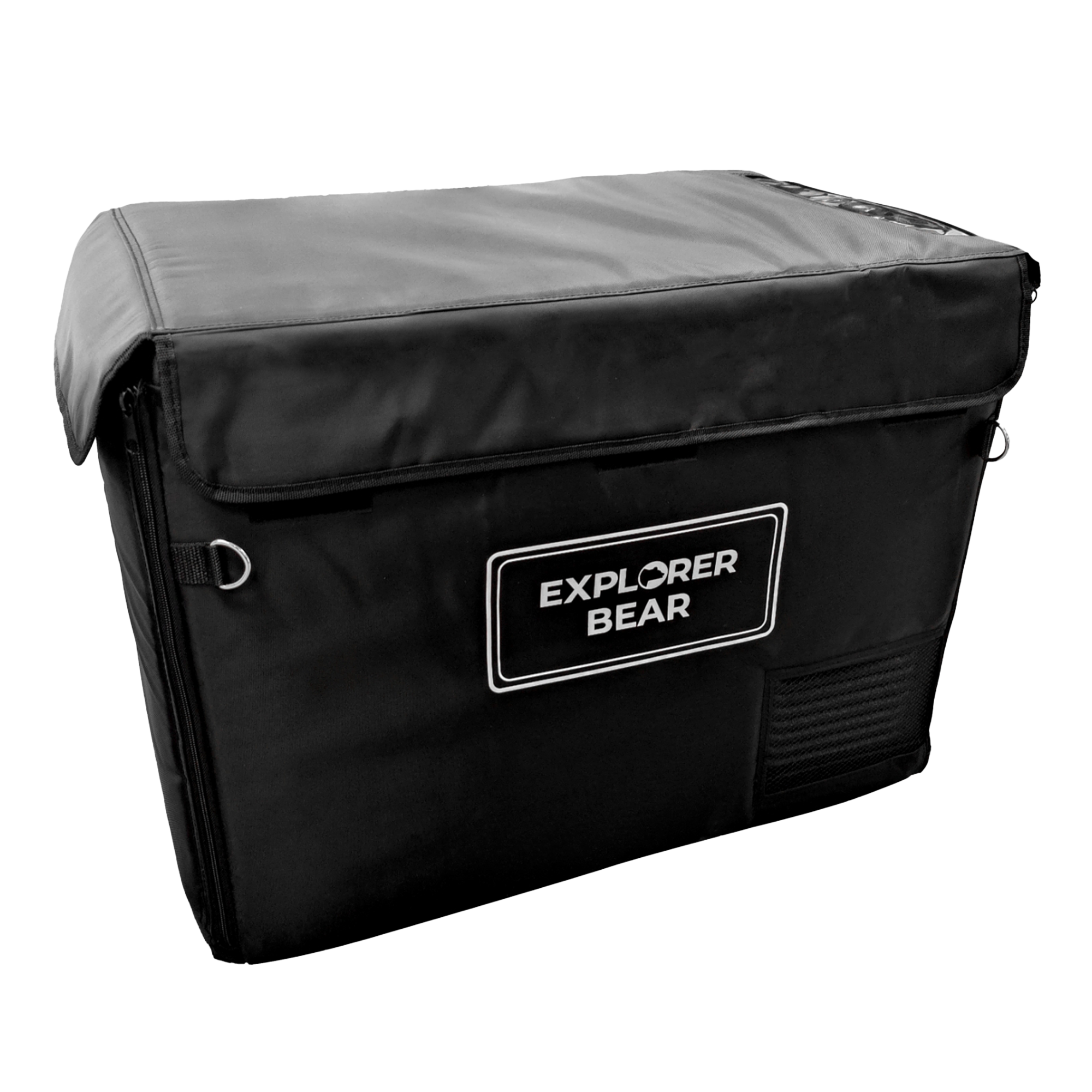 Explorer Bear - Explorer Series 50L Insulated Fridge Cover - Black