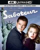 Saboteur [4K Ultra HD Blu-ray] [1942] - Front_Zoom
