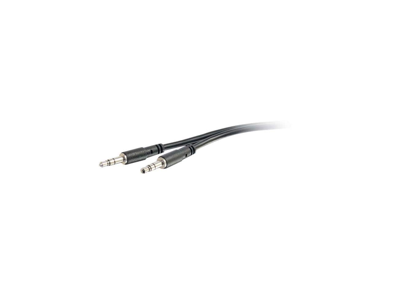 Cables to Go - 10 ft. Slim Aux 3.5mm Male to Male Cable