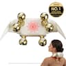SKG - Neck Massager for Pain Relief Deep Tissue Shiatsu Cordless Neck and Shoulder Massger with Heat Birthday Gifts - Beige
