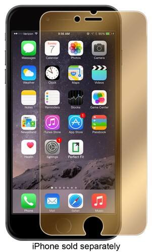 Angle. PerfectFit - GlassShield Screen Protector for Apple® iPhone® 6 - Champagne.