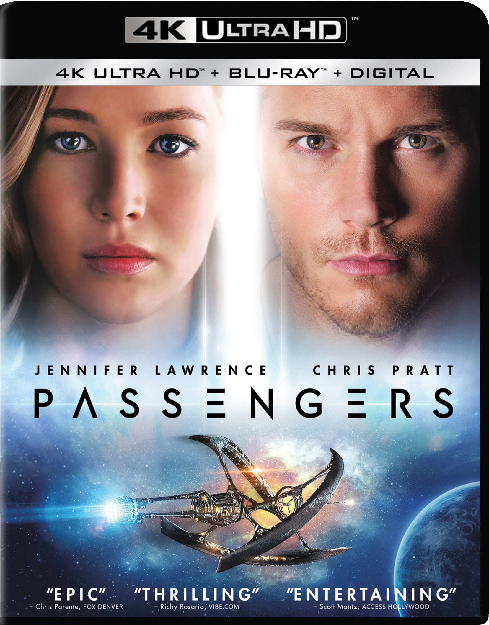 Passengers [Includes Digital Copy] [4K Ultra HD Blu-ray/Blu-ray] [2016]