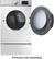 Alt View 6. Samsung - 9.5 Cu. Ft. 15-Cycle Steam Gas Dryer - White.