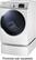 Left. Samsung - 9.5 Cu. Ft. 15-Cycle Steam Gas Dryer - White.