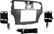 Angle. Metra - Dash Kit for Select 2002-2006 Lexus ES 300 ES DIN DDIN - Gray.