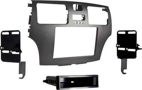 Angle. Metra - Dash Kit for Select 2002-2006 Lexus ES 300 ES DIN DDIN - Gray.