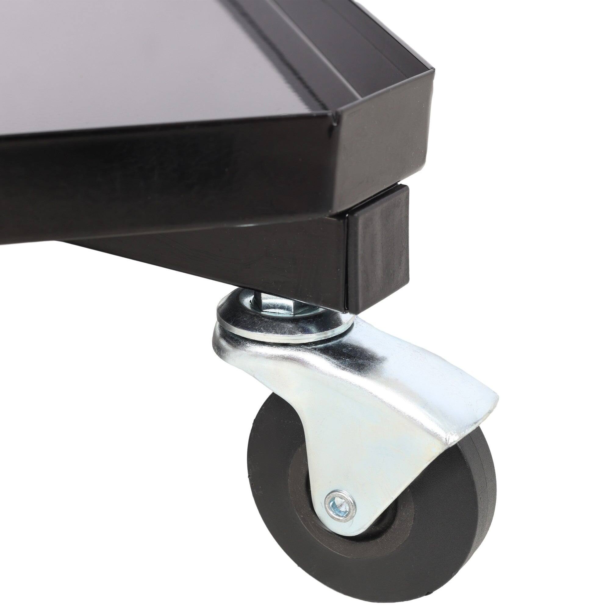 Alt View 4. Boyel Living - 250 Lbs Capacity Blue Steel Adjustable Garage Mechanics Chair with Tool Tray - Blue.