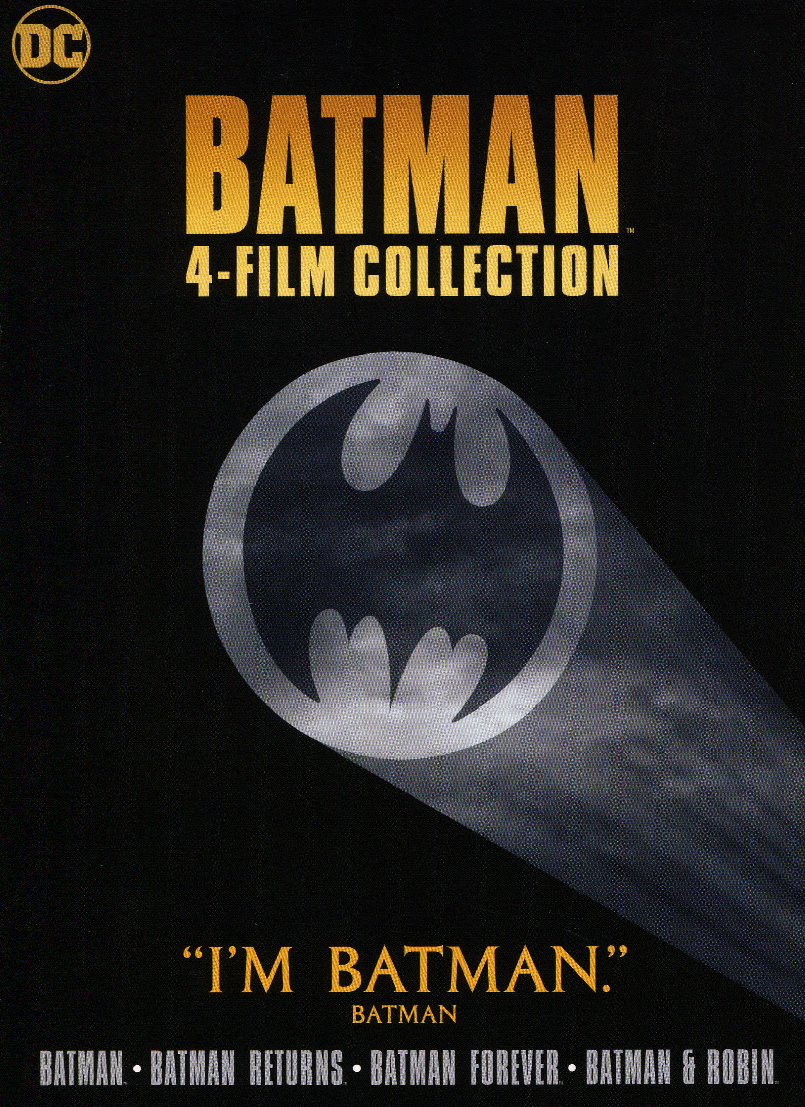 Batman 4-Film Collection Iconic Moments Line Look - Best Buy