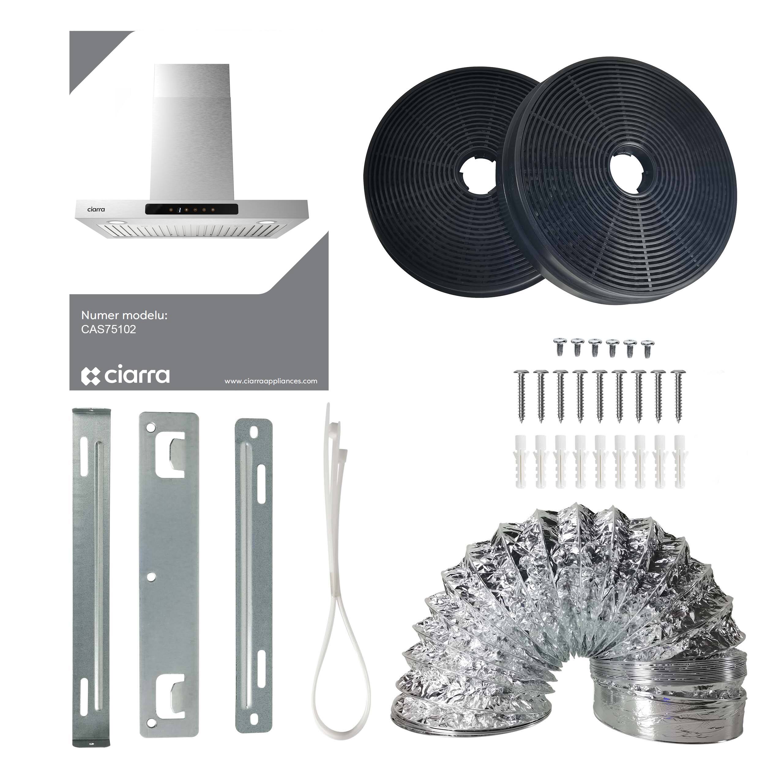 Numer modelu:  
CAS75102  

ciarra  
www.ciarraappliances.com