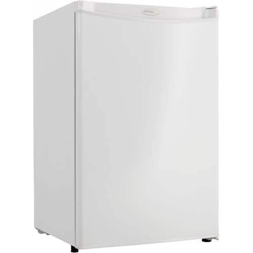 Front. Danby - Designer 4.4 Cu. Ft. Mini Fridge - White.