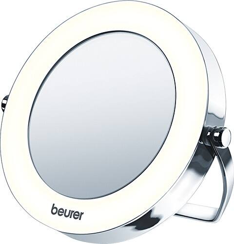 Angle Standard. Beurer - Lighted Pocket Mirror - White/Chrome.